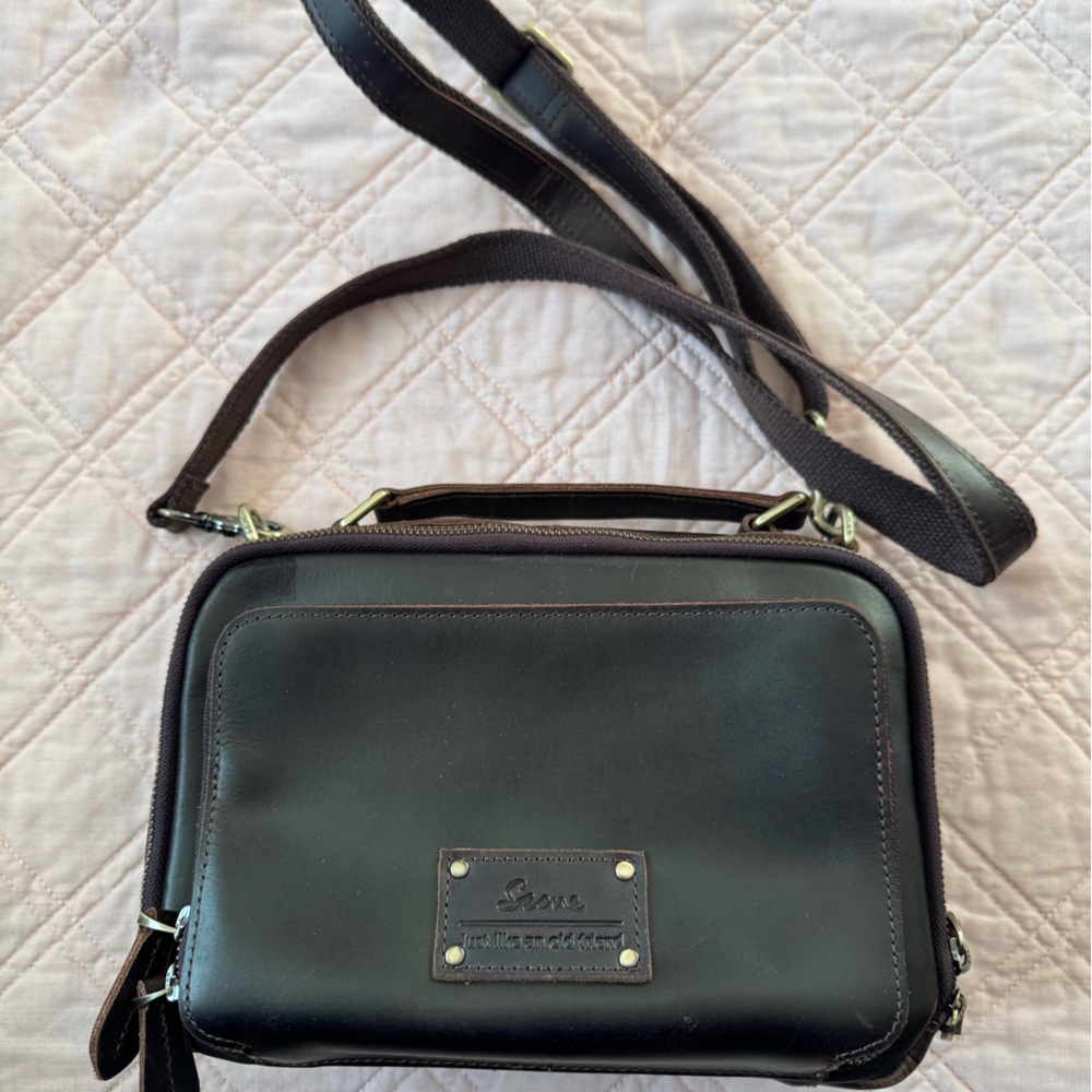 Dark Brown Genuine Leather Bag